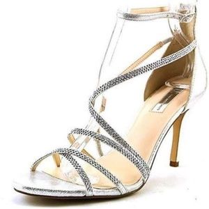 INC Gemm Silver Pump - Evening, Prom